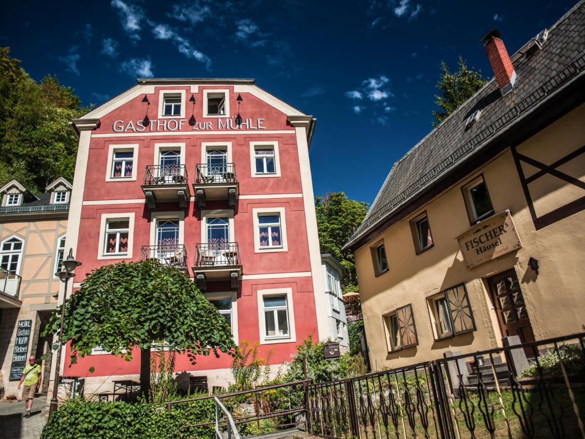 Bio-Hotel Zur Muehle Бад-Шандау Экстерьер фото
